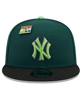 New Era Men's Green/Black New York Yankees Sour Apple Big League Chew Flavor Pack 9FIFTY Snapback Hat