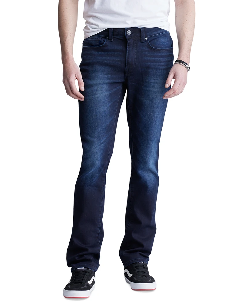 Buffalo David Bitton Men's Ash Slim-Fit Fleece Jeans Sanded Wash