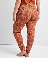 State of Day Printed Jogger Pajama Pants Xs-3X, Created for Macy's