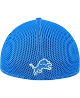 New Era Men's Blue Detroit Lions Neo 39THIRTY Flex Hat