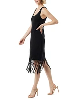 Jessica Simpson Women's Sage Mesh Fringe Dress