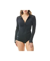 Beach House Sport Women's Ava Zip Front Rash Guard