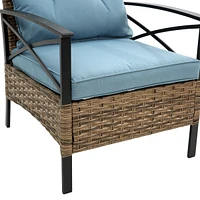 Outdoor Rattan Wicker Sectional Sofa Set with Cushion