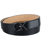 Calvin Klein Men's Ck Logo-Buckle Belt