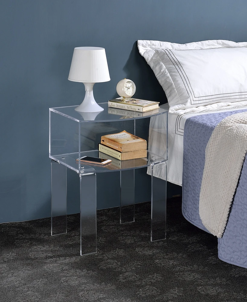 Fox Hill Trading Hartman 23.5" Acrylic End Table