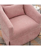 Streamdale Furniture Swivel Accent Armchair Linen Blend