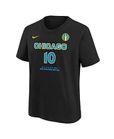 Nike Big Boys and Girls Kamilla Cardoso Black Chicago Sky 2024 Wnba Draft Name Number T-Shirt