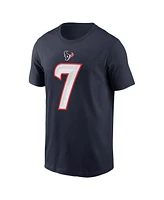 Nike Men's C.j. Stroud Red Houston Texans Player Name Number T-Shirt