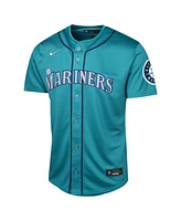 Nike Big Boys and Girls Julio Rodriguez Aqua Seattle Mariners Alternate Limited Player Jersey