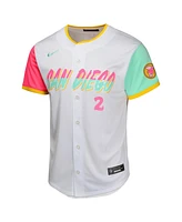 Nike Boys and Girls Xander Bogaerts White San Diego Padres City Connect Limited Player Jersey