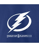 Fanatics Men's Blue Tampa Bay Lightning 2024 Stanley Cup Playoffs Breakout T-Shirt