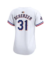 Nike Women's Max Scherzer White Texas Rangers 2024 Gold Collection Limited Player Jersey