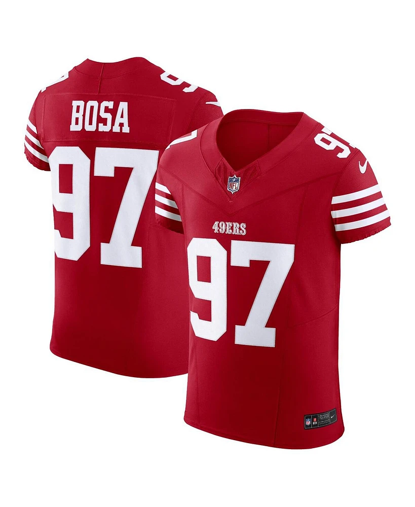 Nike Men's Nick Bosa Scarlet San Francisco 49ers Vapor F.u.s.e. Elite Jersey