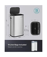 Slickblue 13 Gallon Motion Sensor Trash Can