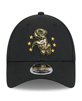 New Era Men's Black Chicago White Sox 2024 Armed Forces Day 9FORTY Adjustable Hat