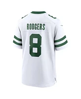 Nike Men's Aaron Rodgers Legacy White New York Jets Game Jersey