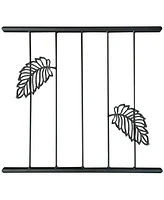 Streamdale Furniture Outdoor Black Metal Garden Arbor Archway