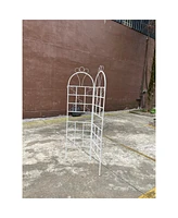 Streamdale Furniture Metal Garden Trellis Set - 2 Pieces, Outdoor Plant Support