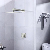 Streamdale Furniture Wall Mounted Shower Faucet In Brushed Nickel (Valve Included