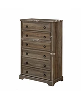 Simplie Fun 6-Drawer Dresser for Bedroom, Closet & Living Room Storage