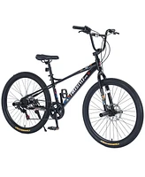 Streamdale Furniture Freestyle Kids Bike Double Disc Brakes 26 Inch Children's Bicycle For Boys Girls Age 12+ Years