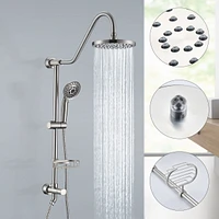 Streamdale Furniture Shower Head With Handheld Shower System With 8" Rain Shower Head (Rough-In Valve Included)