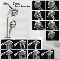 Stainless Steel Dual Shower Head Set