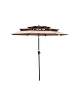 Streamdale Furniture Outdoor Patio Umbrella - 9Ft with Crank, Tilt, and Vents