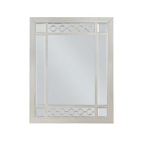 Streamdale Furniture Varian Mirror, Silver & Mirrored Finish