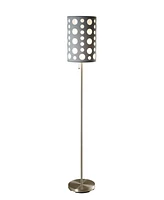 Streamdale Furniture 62"H Grey/White Retro Floor Lamp