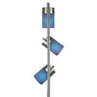 Streamdale Furniture 65"H 3-Blue-Head With Two Way Adjustable Floor Lamp