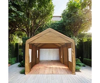 10x20FT Heavy Duty Outdoor Car Canopy Carport Portable Garage