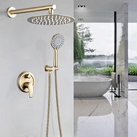 Streamdale Furniture High Pressure Wall Mounted Shower With 5-Function Handheld Shower Head