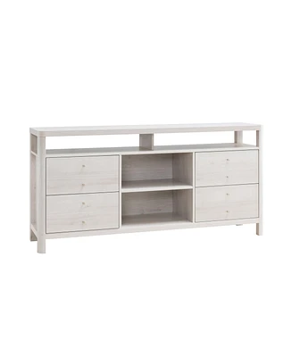 Simplie Fun Tv Stand/Buffet White Oak