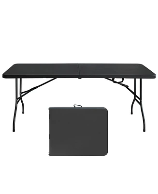 Simplie Fun Portable Folding Table for Camping and Parties