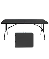 Simplie Fun Portable Folding Table for Camping and Parties