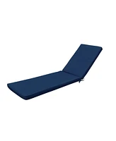 Simplie Fun Outdoor Lounge Chair Cushion Replacement Patio Funiture Seat Cushion Chaise Lounge Cushion-Navy Blue