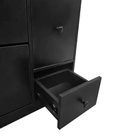 3-Drawer Shoe Cabinet & Seat Organizer