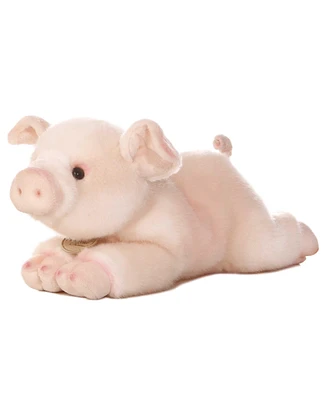 Aurora Medium Pig Miyoni Realistic Plush Toy Pink 11"