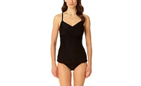 Coppersuit Women's Copper Control Cross Front Tankini Top