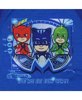 Pj Masks Toddler Boys Gekko Cat Owlette We're On Our Way Sleep Pajama Set