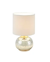 Streamdale Furniture Saxony Metallic Glass Table Lamp