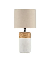 Simplie Fun Nicolo Textured Ceramic Table Lamp