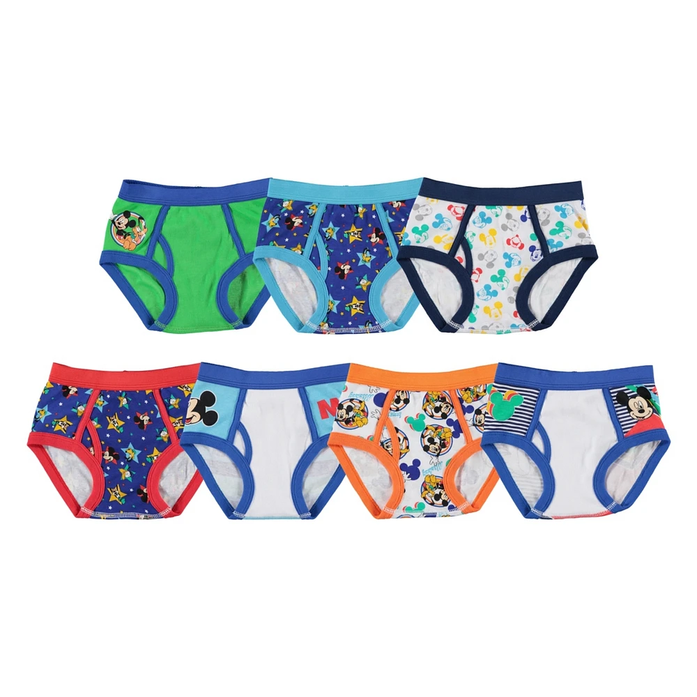 Disney Mickey Toddler Boy 7Pack Underwear