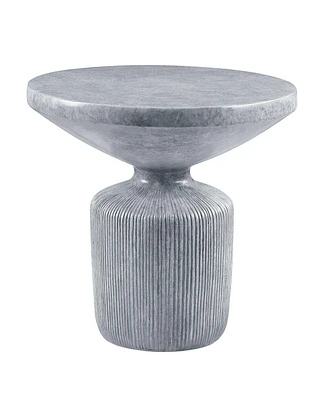 Simplie Fun Laddie End Table, Weathered Gray Finish