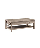 Simplie Fun Coffee Table Dark Taupe