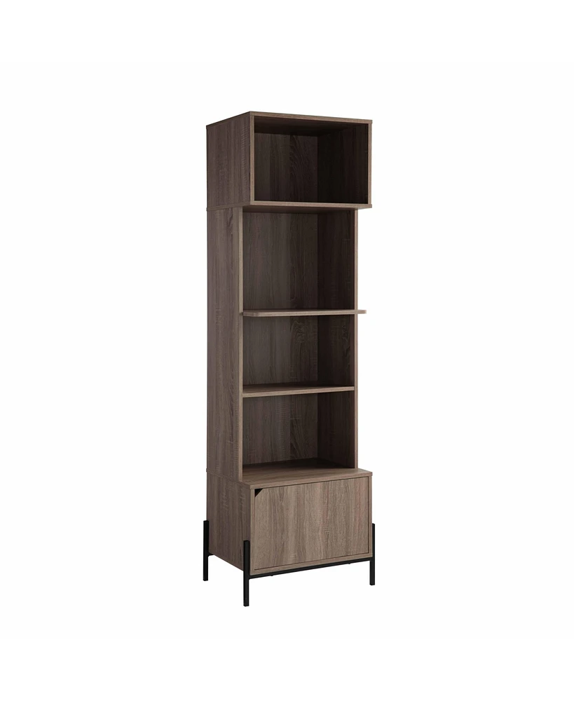 Simplie Fun Baker'S Cabinet Dark Taupe