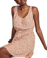 Lucky Brand Women's Pleated Drawstring-Waist Dress