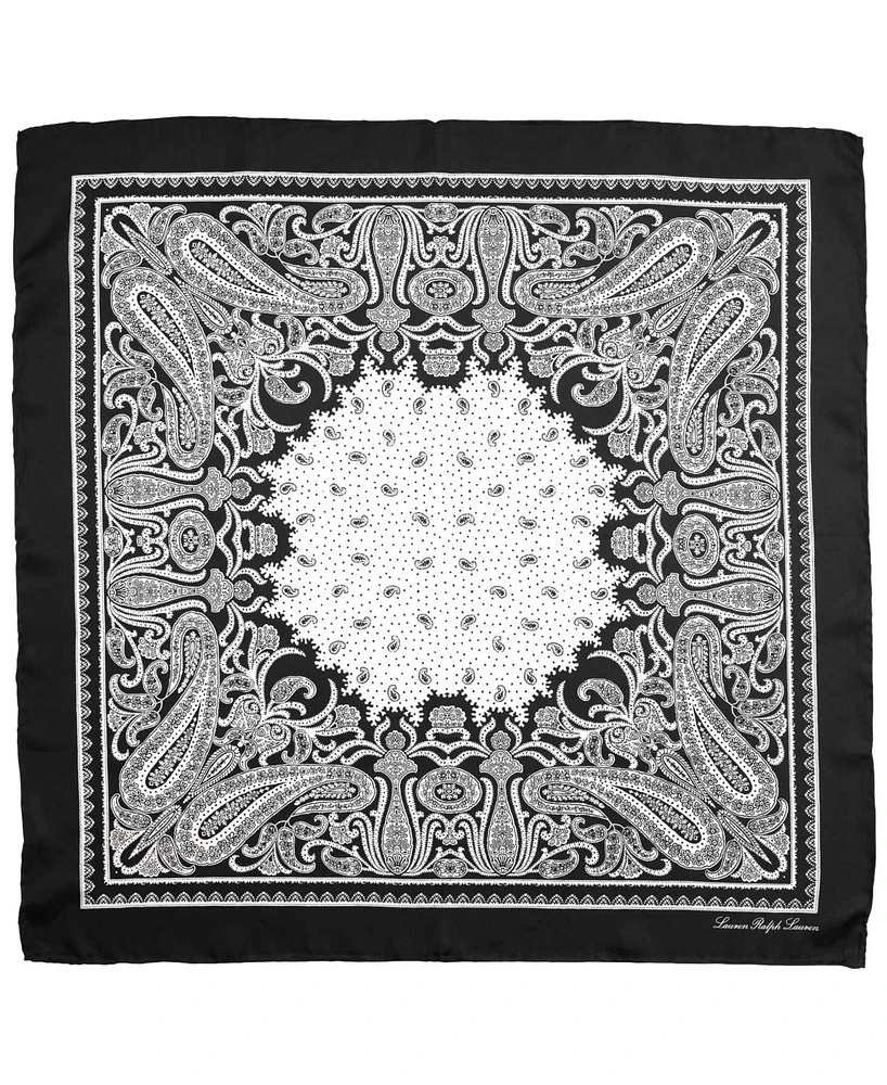 Lauren Ralph Paisley Bandana Square Scarf