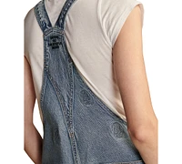 Lucky Brand Women's Grateful Dead Cutoff Shorts Overalls